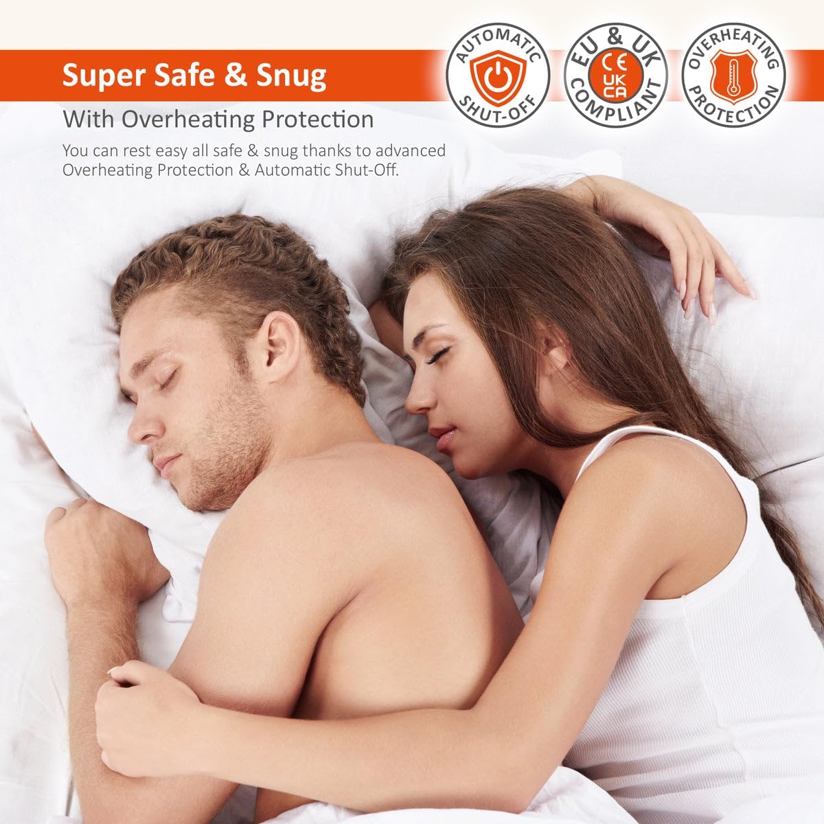 Wärmer Couverture électrique double, double contrôle, housse de...