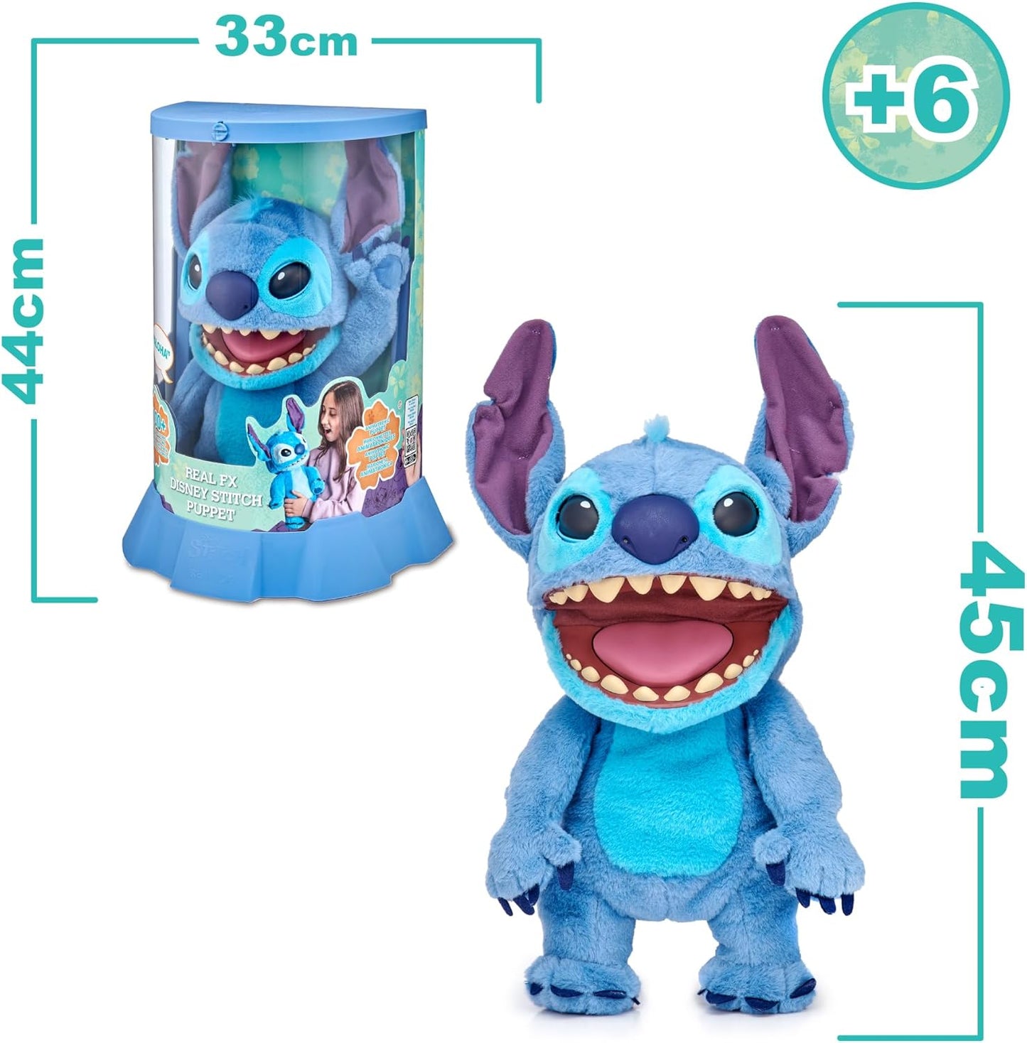 Disney - Stitch FX, Peluche Stitch de Lilo & Stitch, Peluche...
