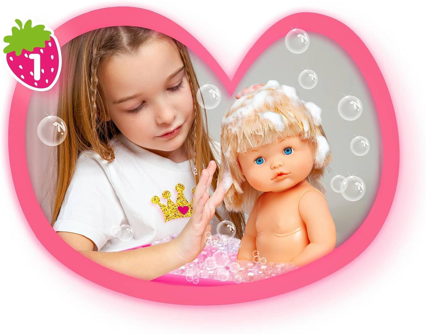 Nenuco - Princesse, poupée 42 cm aux cheveux blonds, porte des...