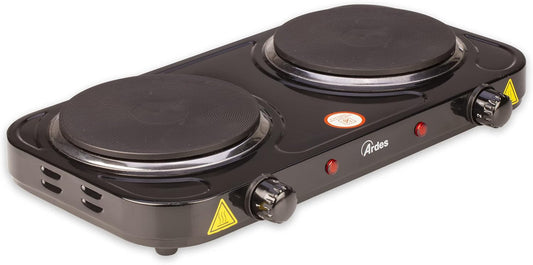 ARDES Cuisinière électrique pour cuisiner, 2500W en acier peint pour...