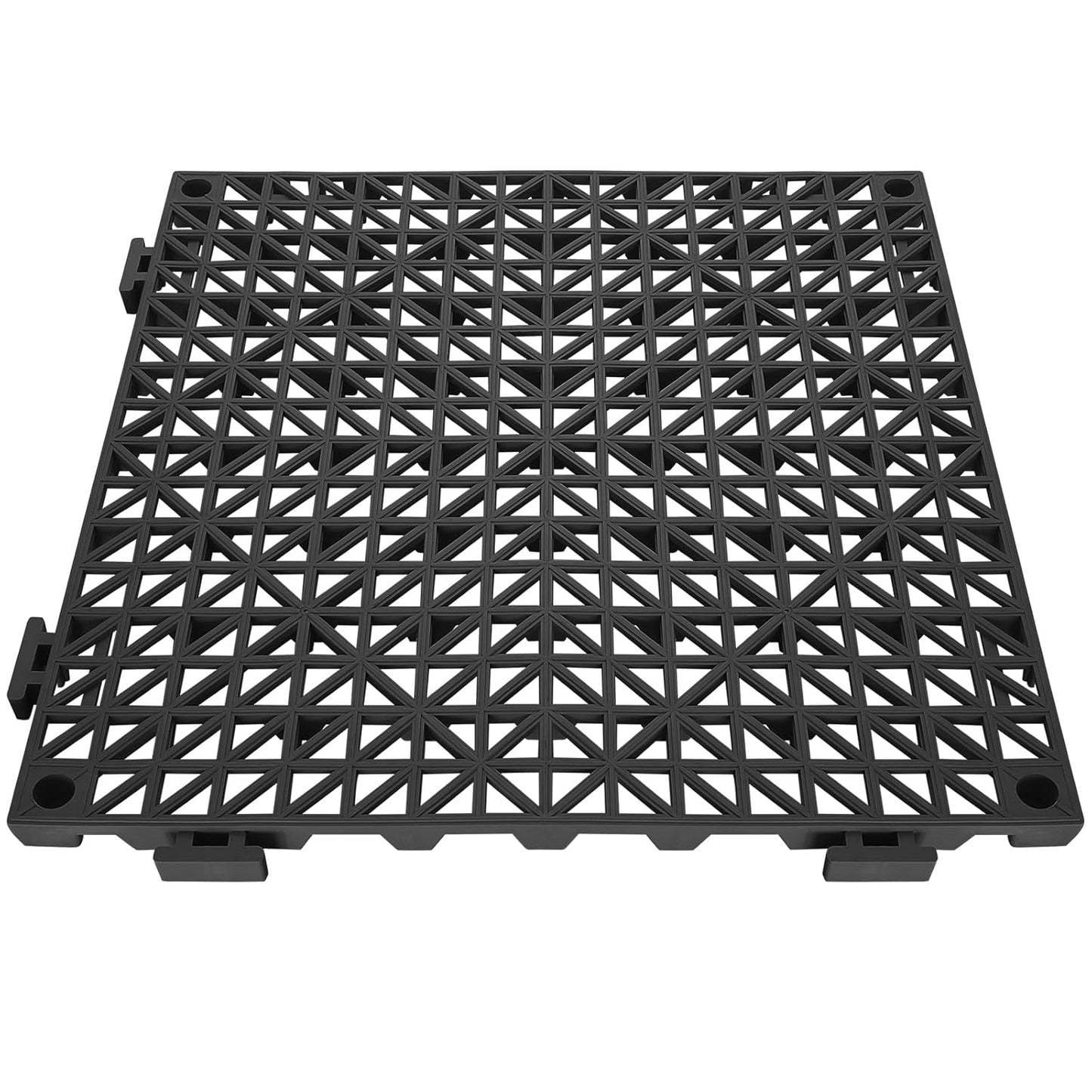 VEVOR Carrelage PVC Auto-ventilant 55 PCS Carrelage de Sol à Clip...