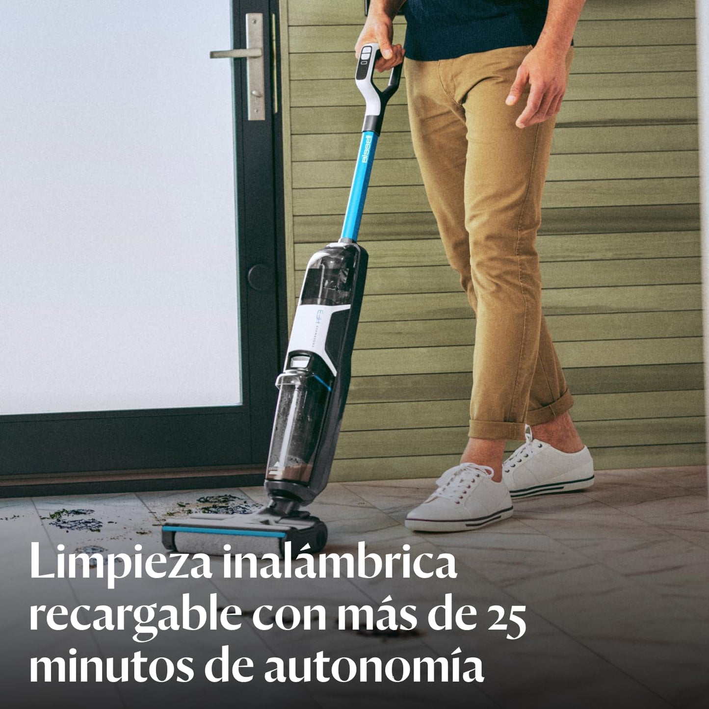 Bissell CrossWave HF3, Aspirateur à main sans fil, Aspirer et...