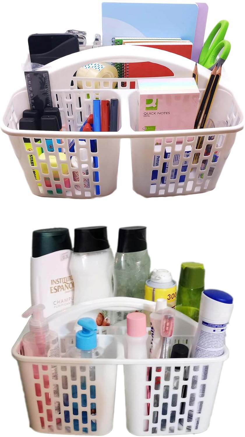 Paniers de rangement de salle de bain-PACK 2 PANIERS-Organisateur de tiroir de salle de bain-Rangement de salle de bain-organisateur d'évier de cuisine-paniers d'organisation-organisateur de bureau-organisateur de commande de cuisine-organisateur d'évier