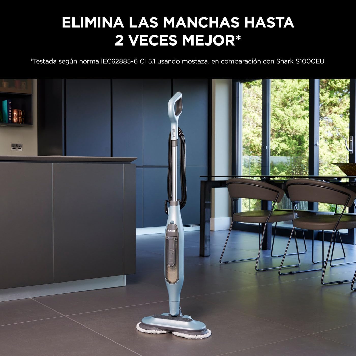 Shark Steam & Scrub Balai vapeur et balai à vapeur, contrôle...