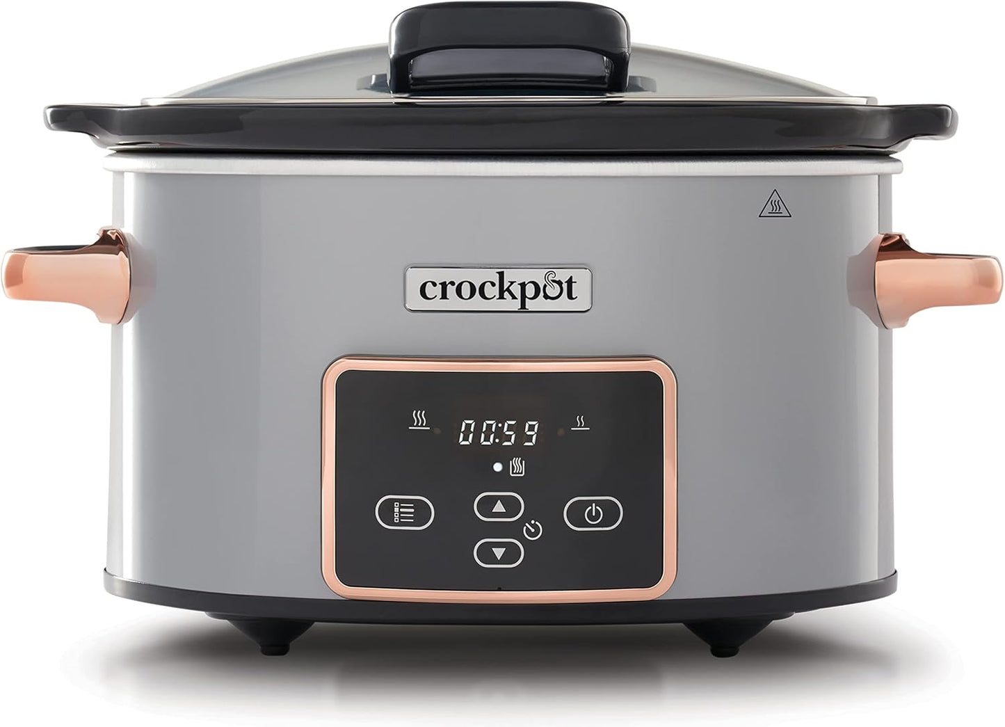 Mijoteuse numérique Crock-Pot avec couvercle à charnière | temps de...