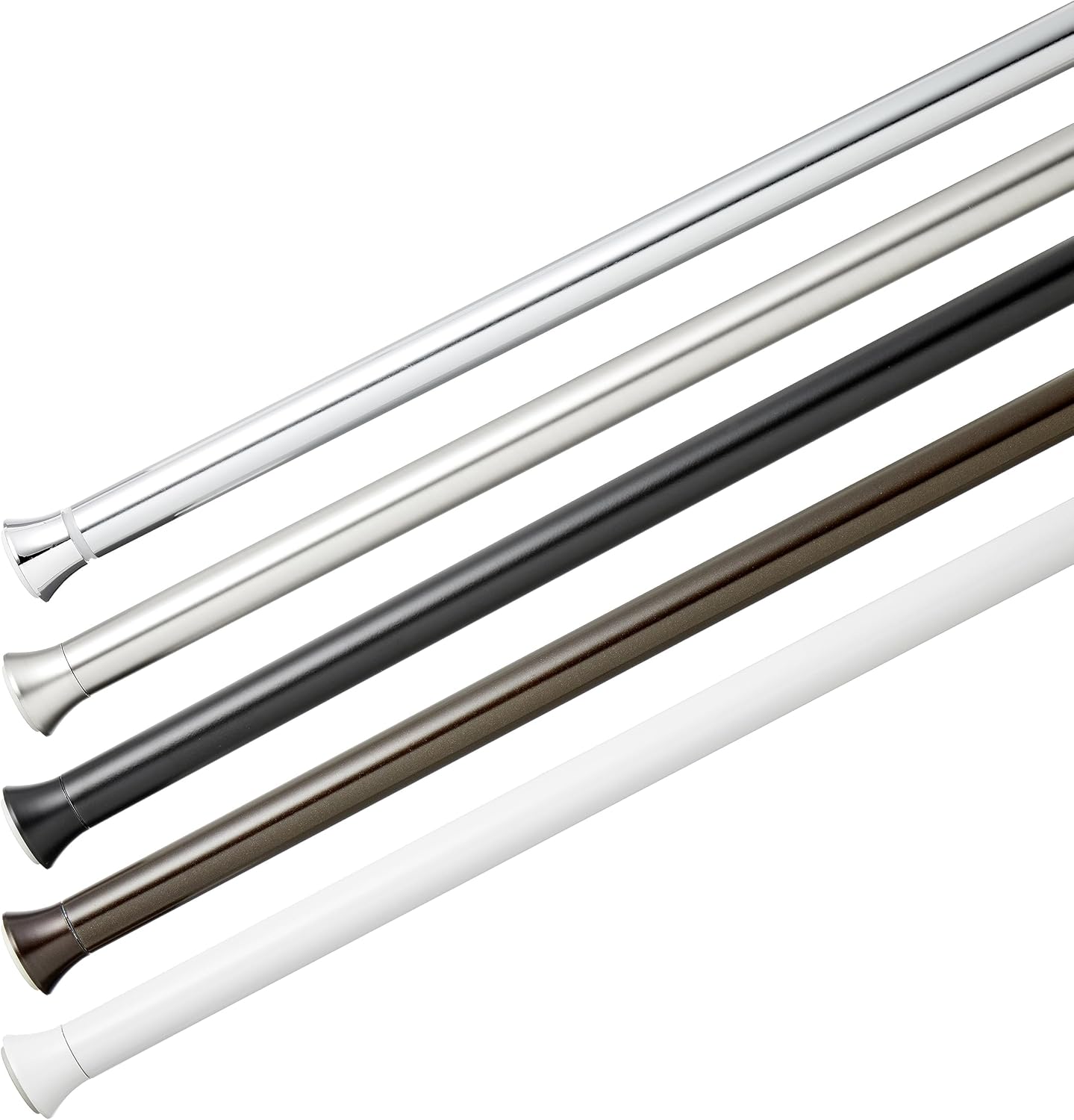 Amazon Basics Tringle de tension pour rideau de douche ou cadre de...