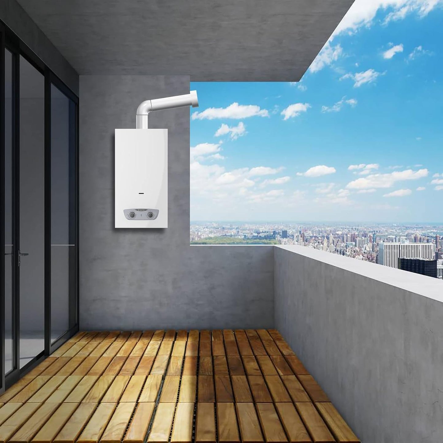 Ariston Fast RX - Chauffe-eau Butane 11L/min Chauffage atmosphérique...