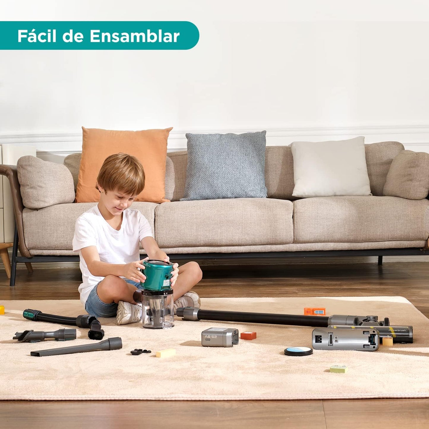 Eureka AK9 Aspirateur sans fil, aspirateur à main avec moteur 350 W...
