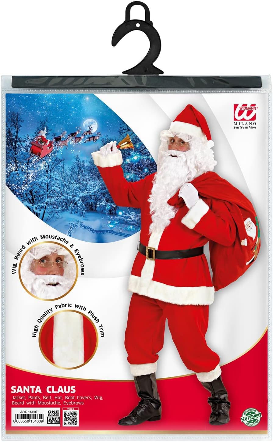 W WIDMANN MILANO Party Fashion - Costume de Père Noël, tunique,...