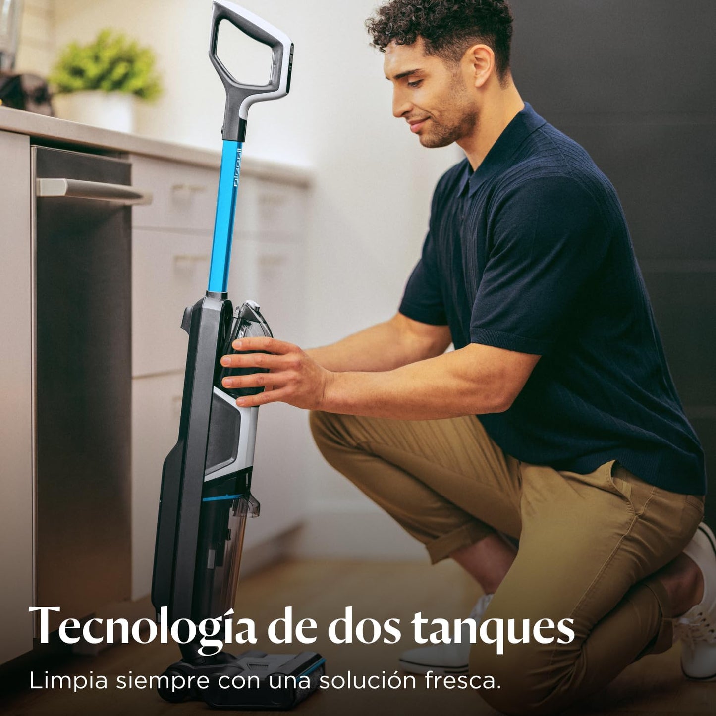 Bissell CrossWave HF3, Aspirateur à main sans fil, Aspirer et...
