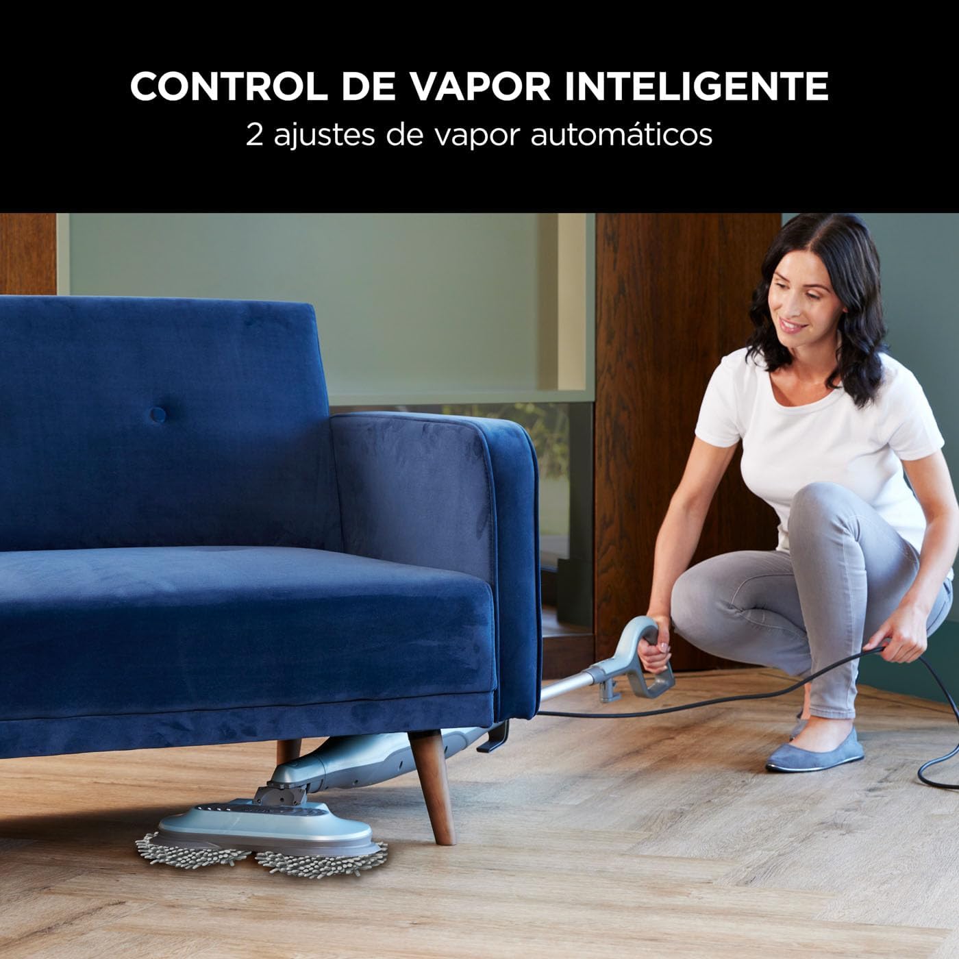 Shark Steam & Scrub Balai vapeur et balai à vapeur, contrôle...