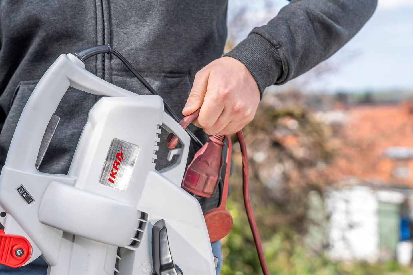 Aspirateur souffleur broyeur électrique IKRA IBV 3000 3en1, vitesse...