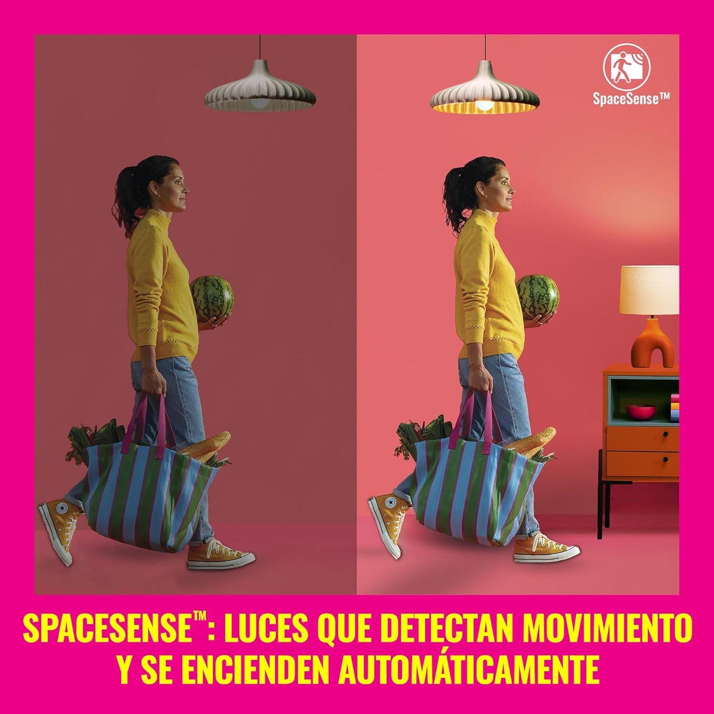 WiZ - Bande LED intelligente, extension de 1 m, lumière blanche RVB...