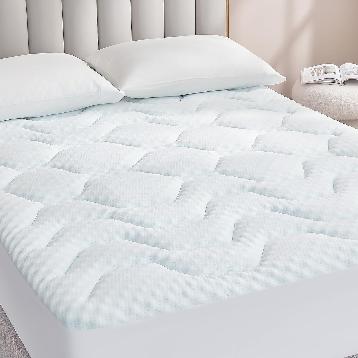 EHEYCIGA Surmatelas Viscoélastique 135x190, Surmatelas à Mémoire de...
