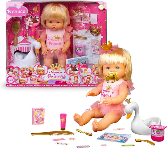 Nenuco - Princesse, poupée 42 cm aux cheveux blonds, porte des...