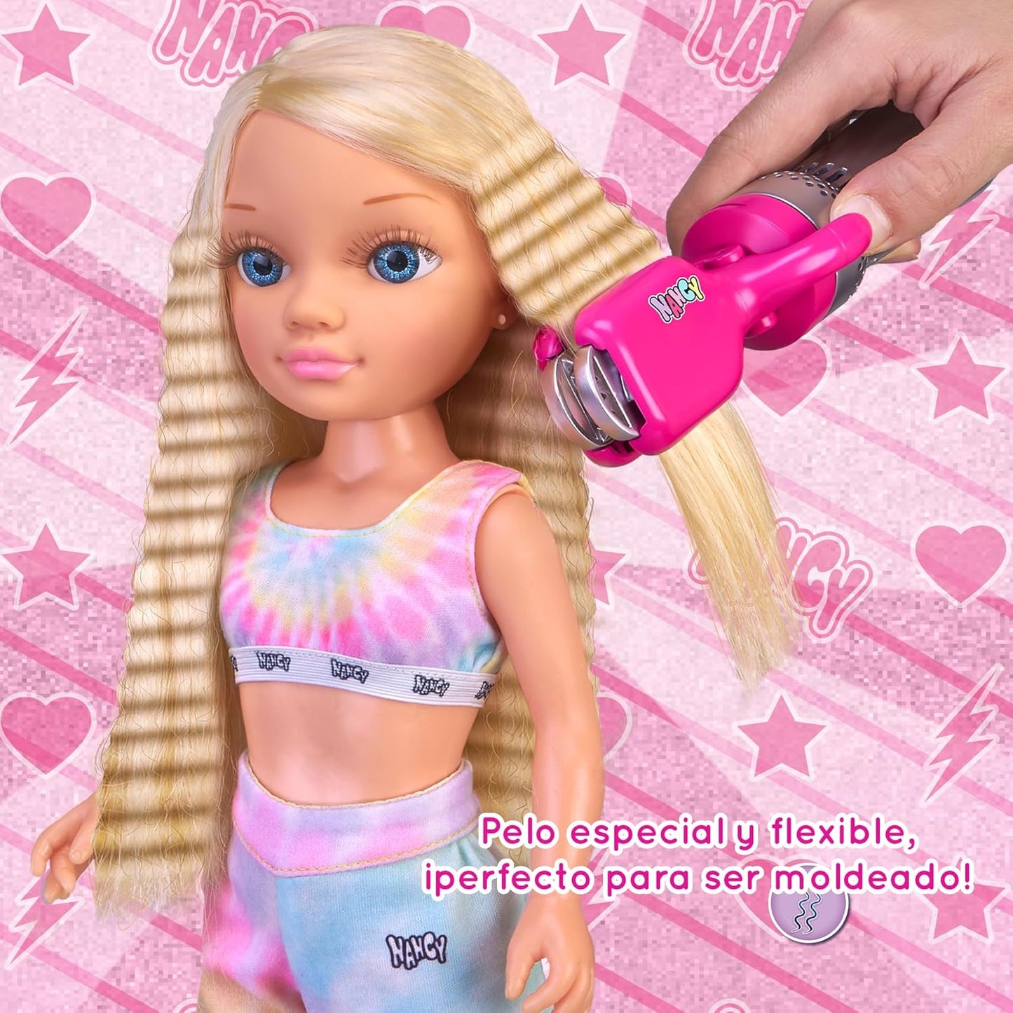 Nancy Air Styler, poupée avec outil de beauté pour créer des...