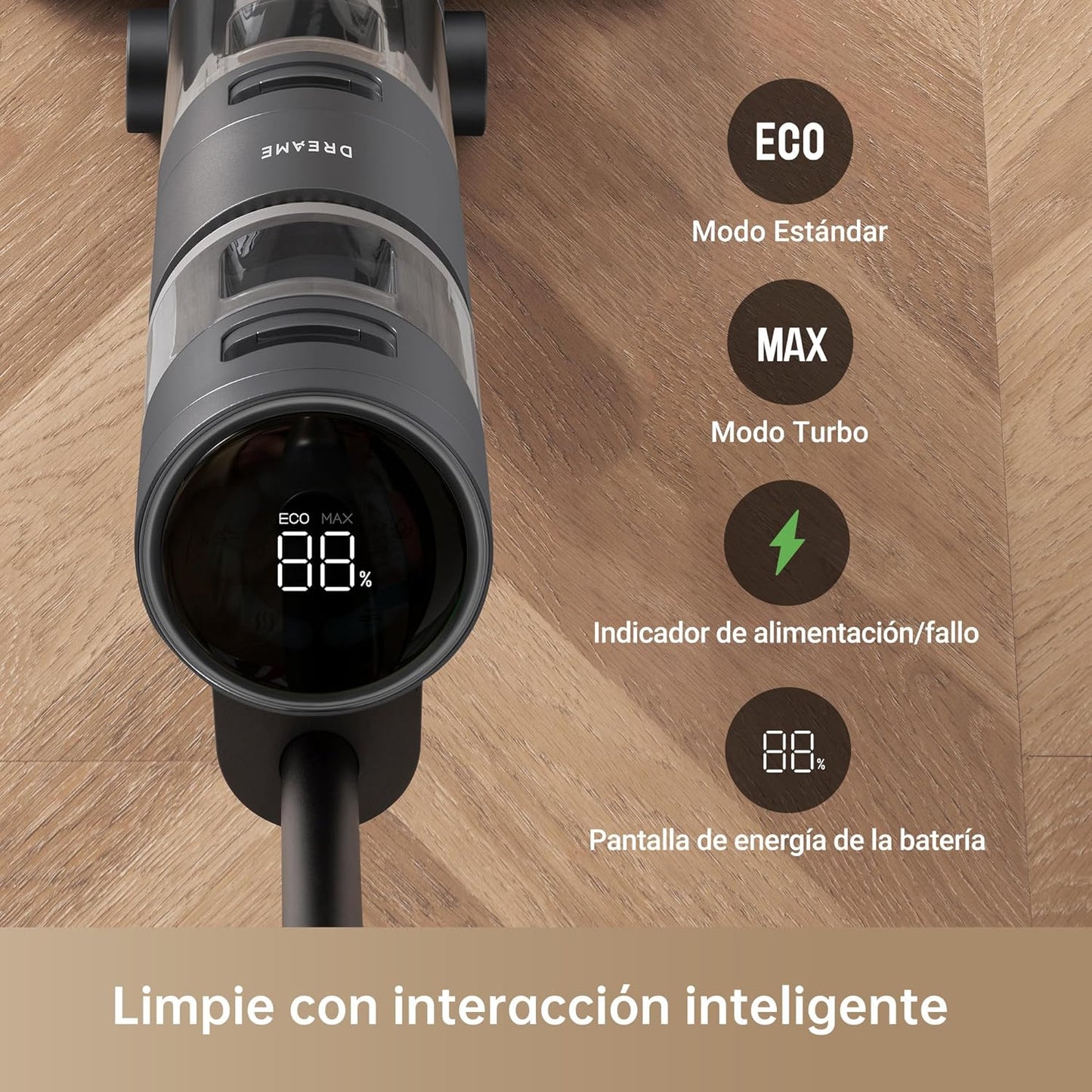 dreame H11 Core Aspirateur sec et humide intelligent, nettoyage des...