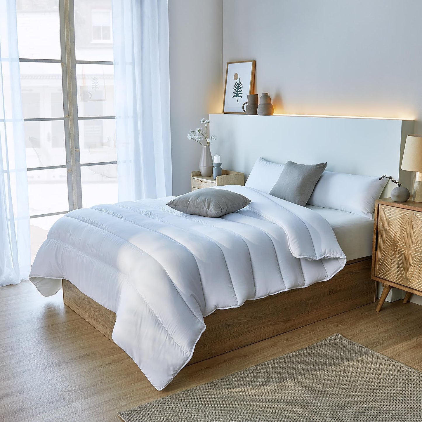 Pikolin Home - Couette 220x220 cm, Garnissage 135/140, Fibre 500 gr...