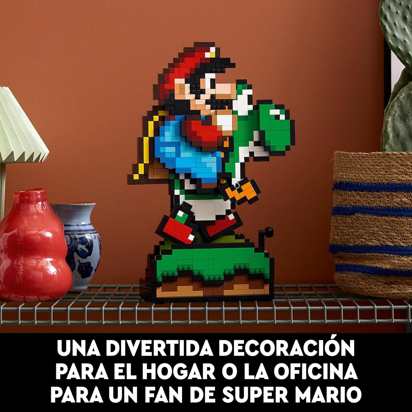 LEGO Super Mario World : Kit de modèles Mario et Yoshi pour adultes...