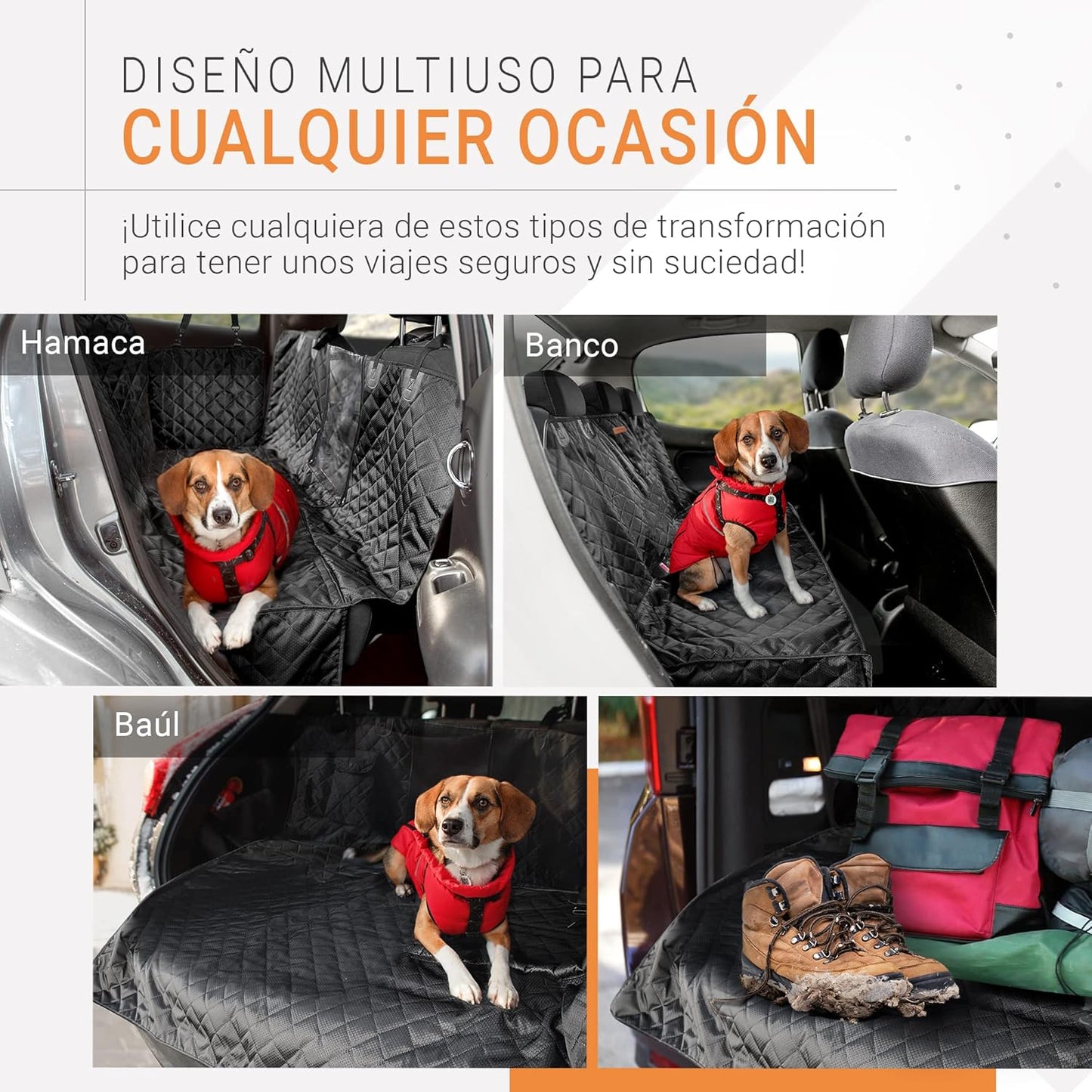 PetKing Housse de protection de voiture pour chien de qualité...