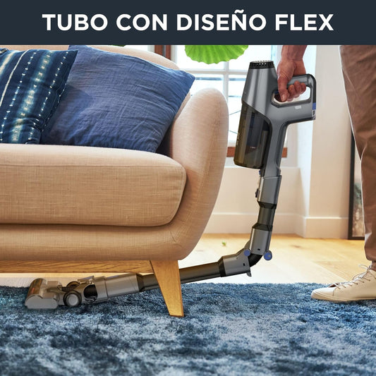 Rowenta XPert 3.60 Flex RH6971 - Aspirateur balai sans fil, avec 3 fonctions en 1, autonomie 45 minutes, batterie lithium, tube flexible, accès facile du sol au plafond