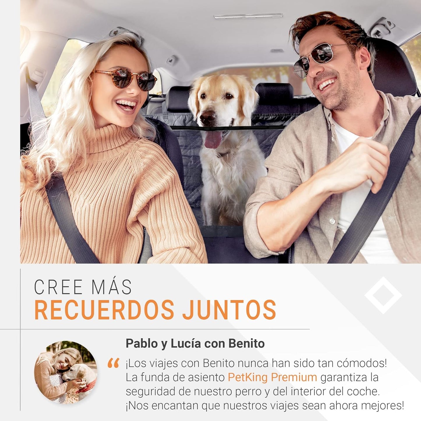 PetKing Housse de protection de voiture pour chien de qualité...