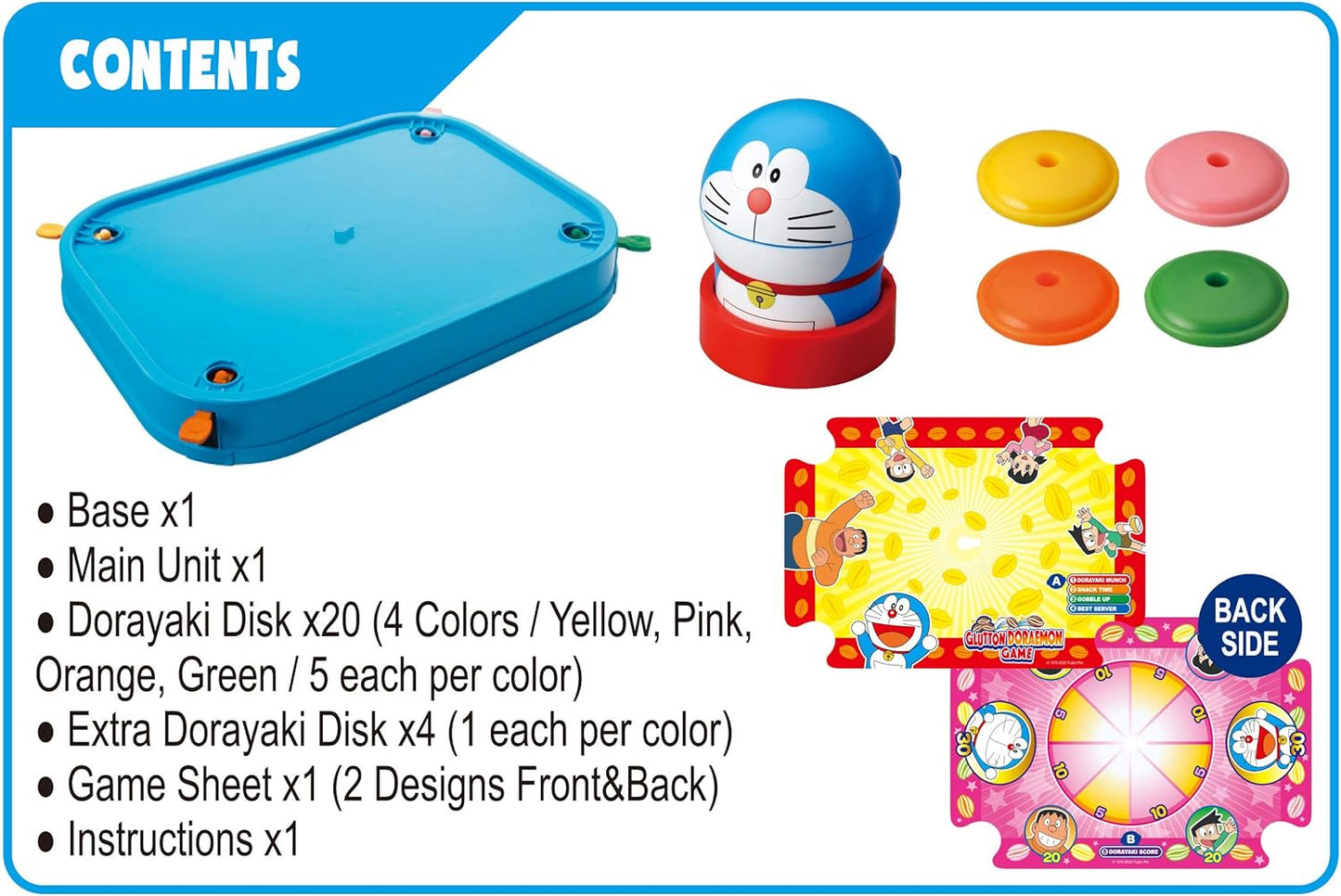 EPOCH Games Jeu Glutton Doraemon