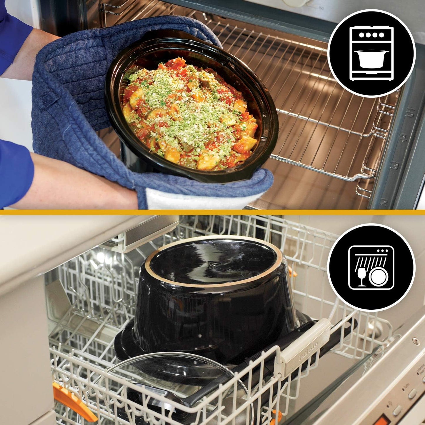 Mijoteuse numérique Crock-Pot avec couvercle à charnière | temps de...