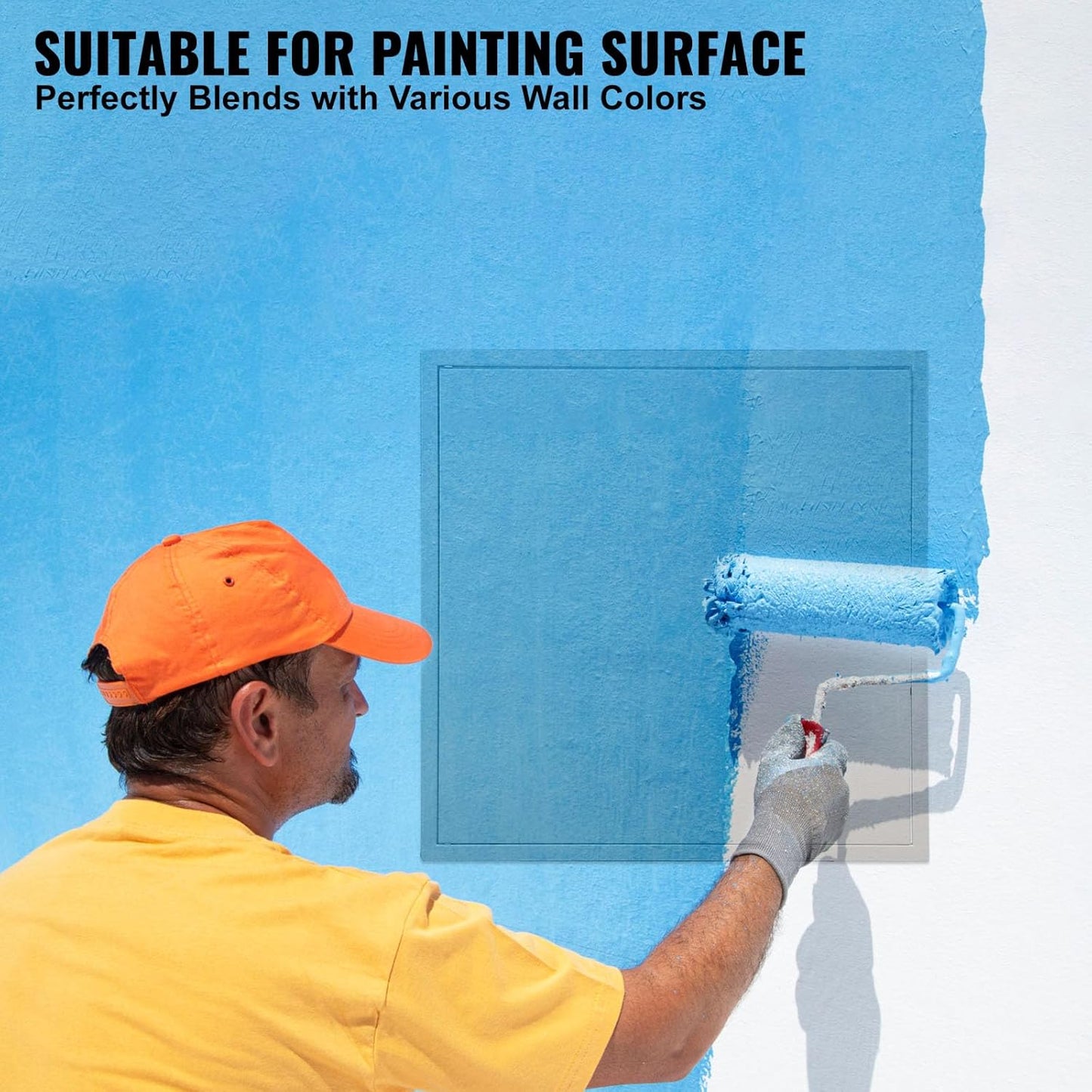 VEVOR Porte d'accès en acier galvanisé Ouverture de porte 411x411 mm...