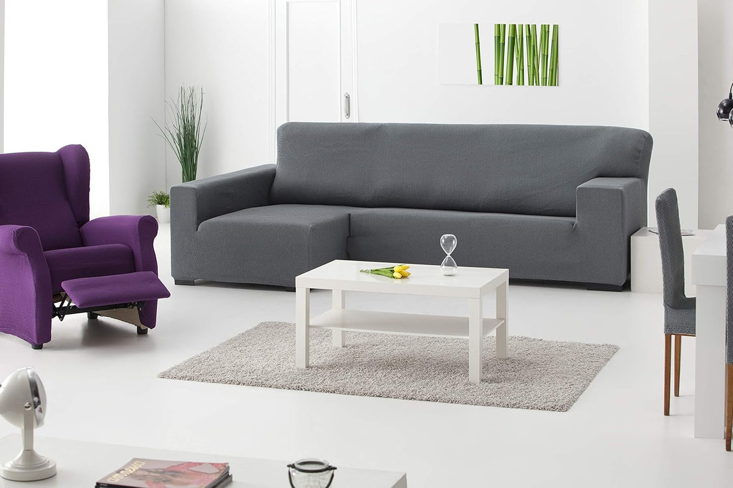 Martina Home Tunez Housse de Fauteuil, Tissu, Ivoire, Relax