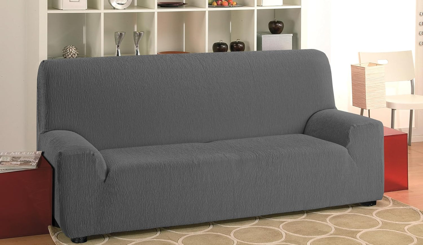 Martina Home Emilia, Housse de canapé, Anthracite, 3 places