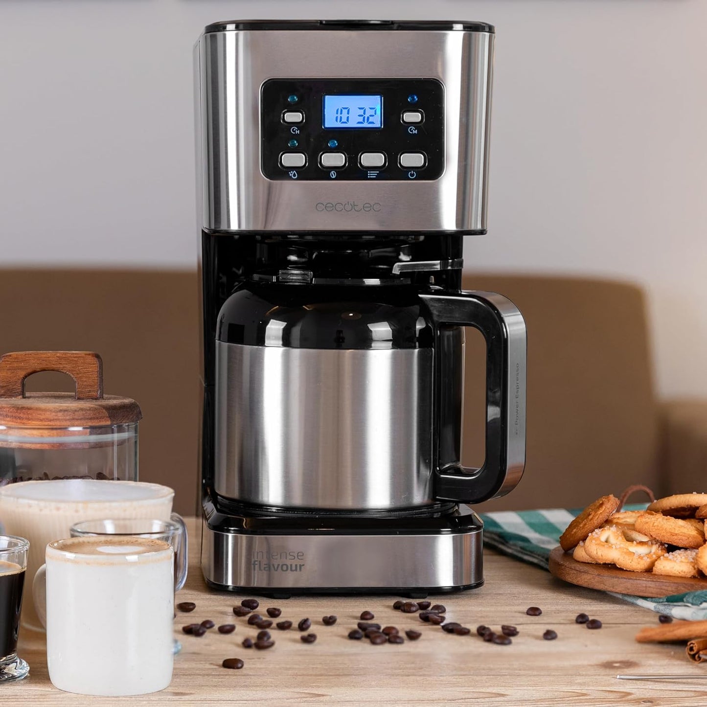 Cafetière goutte à goutte Cecotec Coffee 66 Drop & Thermo Time, 950...