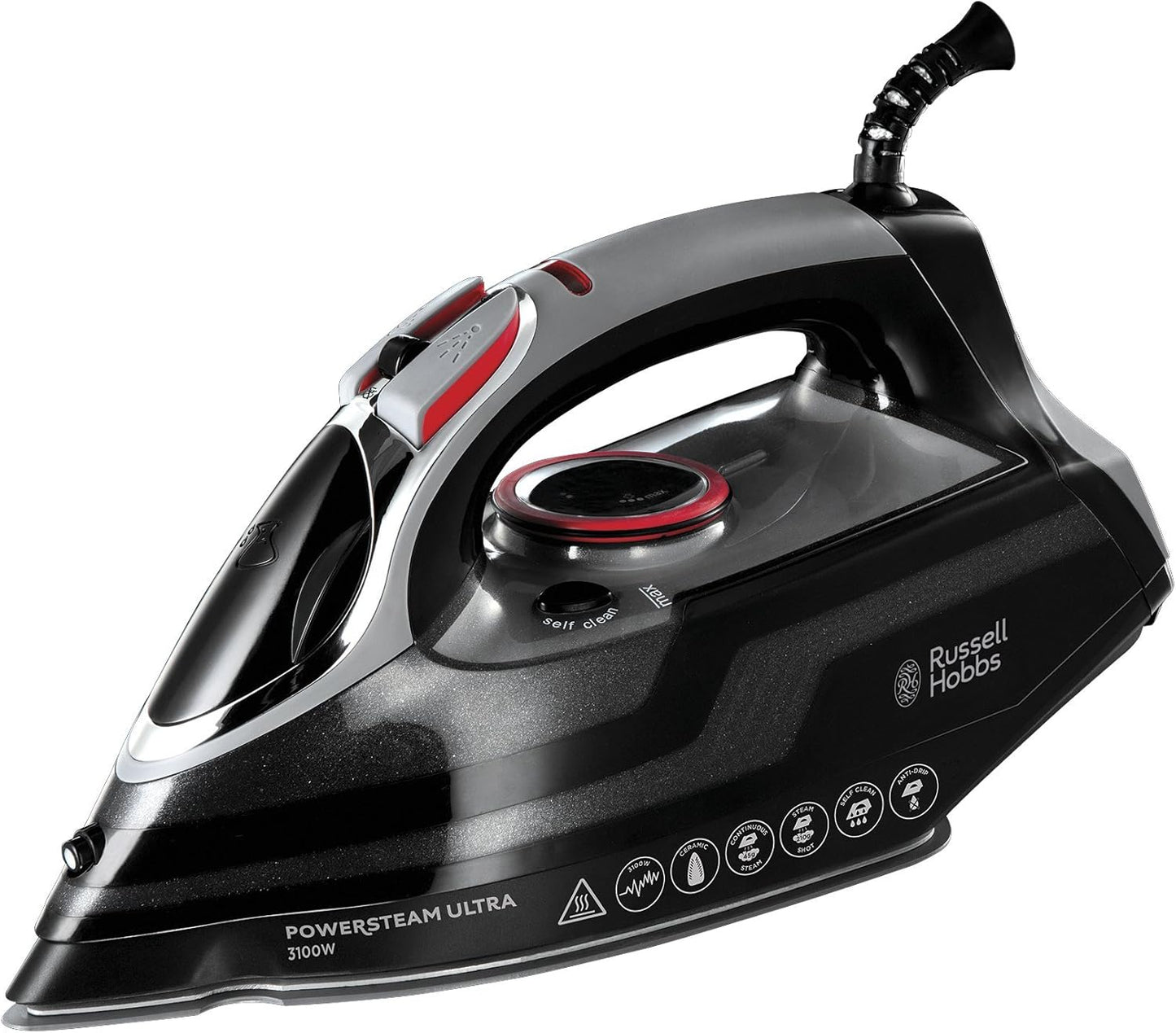 Russell Hobbs Powersteam Ultra Fer à Repasser - 3100 W, Semelle...