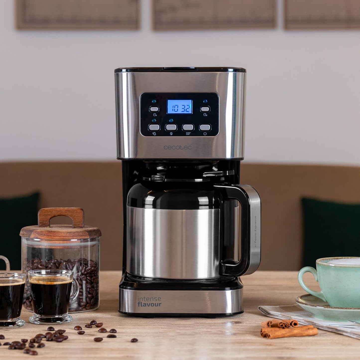 Cafetière goutte à goutte Cecotec Coffee 66 Drop & Thermo Time, 950...