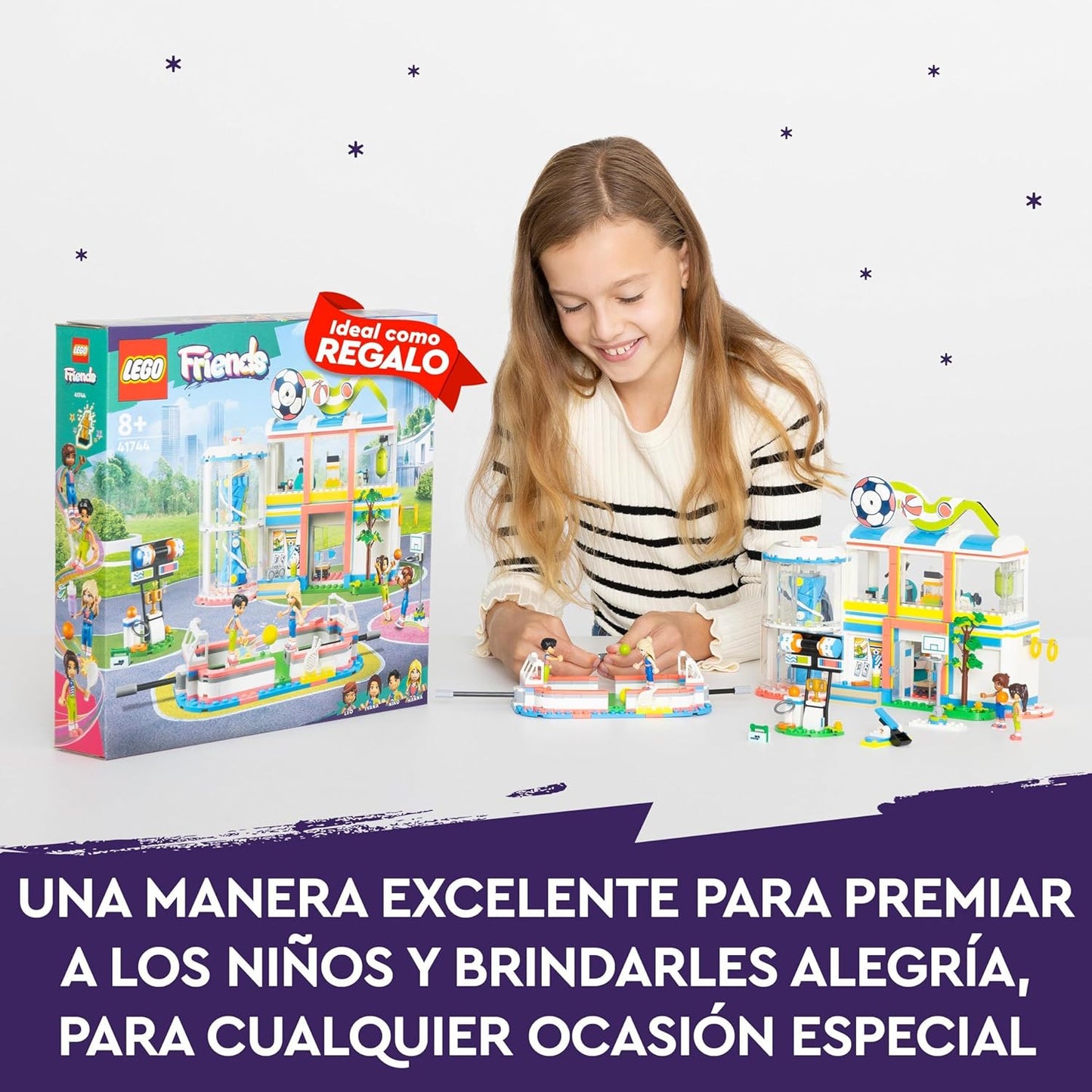 Centre sportif LEGO Friends avec jeux de football, de basket-ball, de...