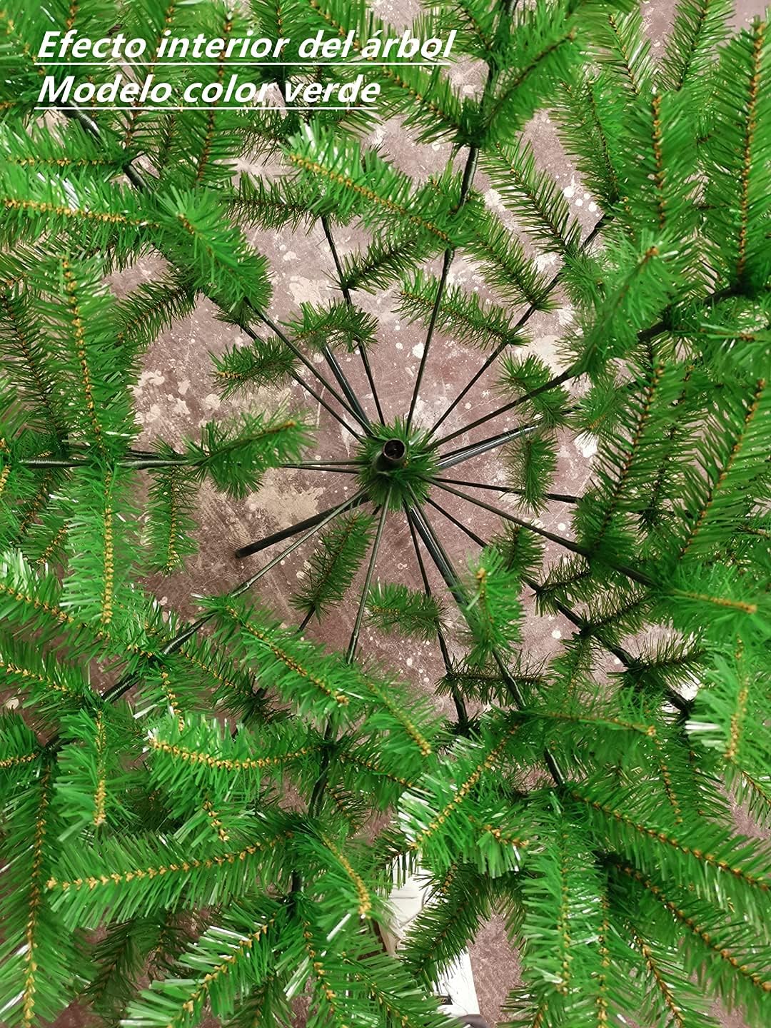 SOLAGUA Sapin de Noël Artificiel à Effet Pailleté, Arbres avec...