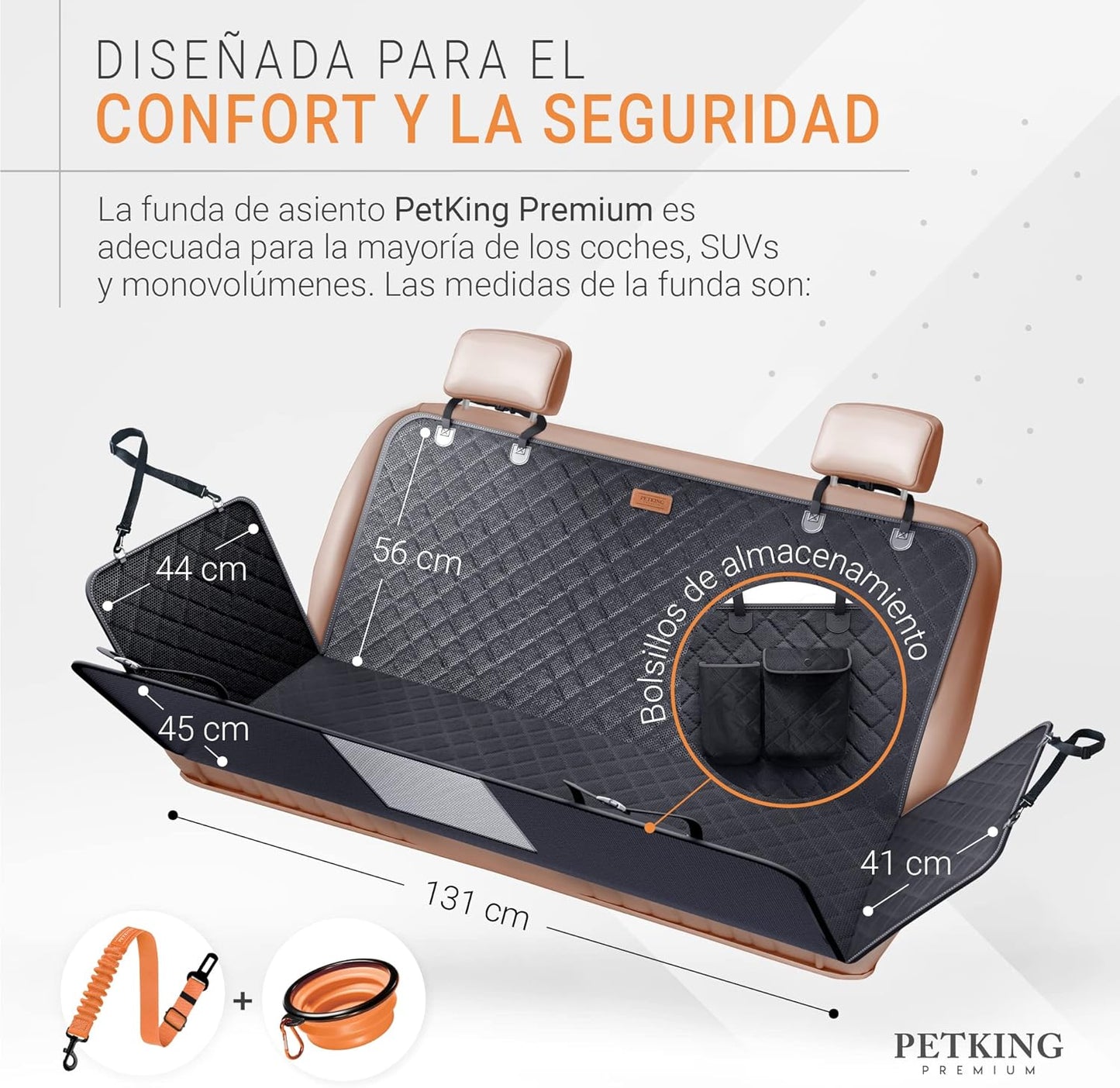 PetKing Housse de protection de voiture pour chien de qualité...