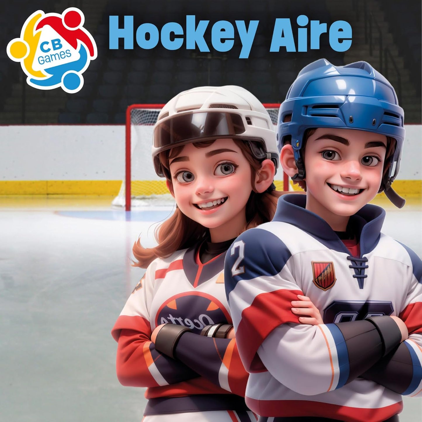 ColorBaby 43315 - Jeu de air hockey sur table, 74 x 36 cm