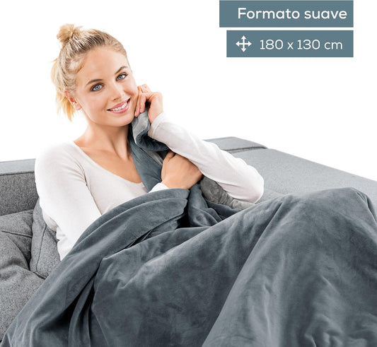 Beurer HD 75 Couverture Électrique Gris Foncé, Couverture Chauffante...