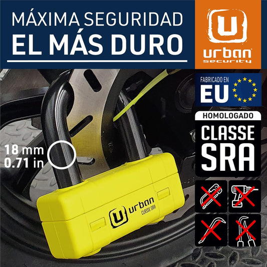 urban UR75 Cadenas Antivol Moto Haute Sécurité Approuvé, Antivol...