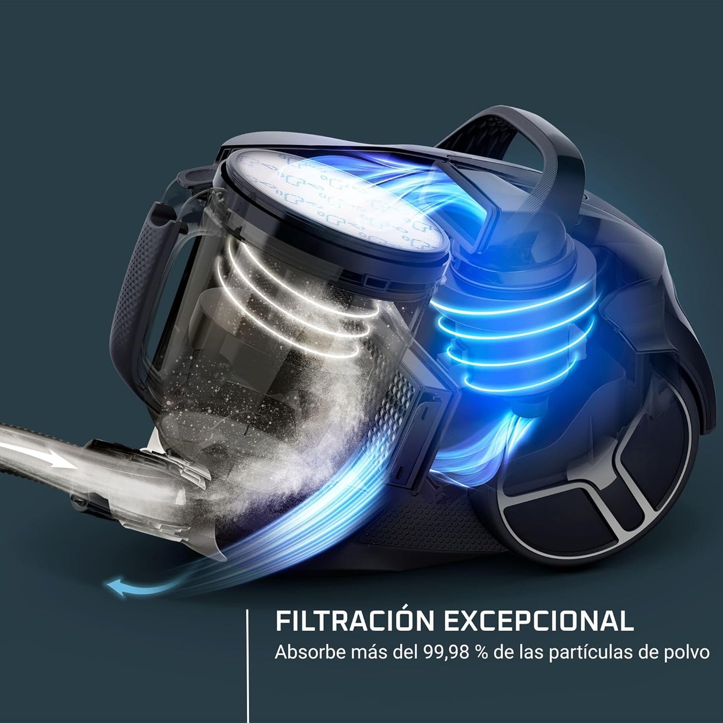 Aspirateur Rowenta Cyclonic Power XXL RO4825 Aspirateur sans sac 2,5...
