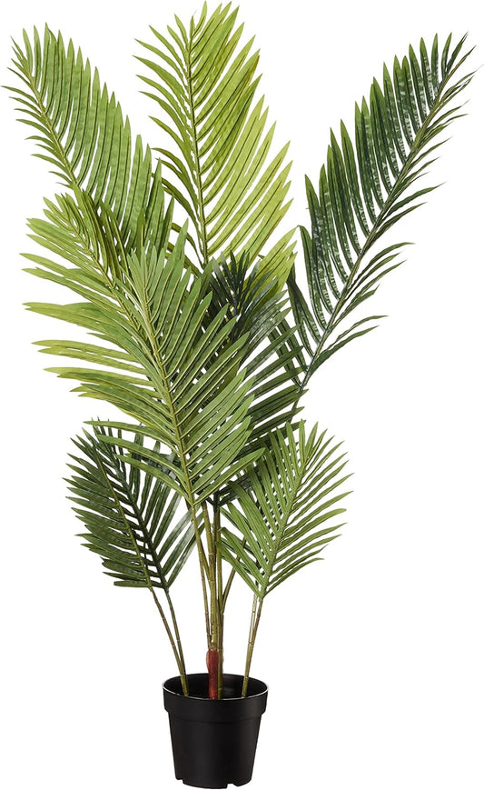 Amazon Basics Palmier artificiel avec pot en plastique, 48 pouces,...