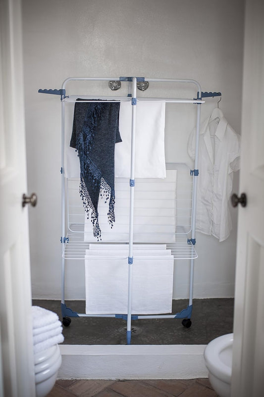 Gimi Corde à Linge Modulaire 3 Tours, Acier, Longueur 30 m, Blanc, 71...