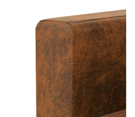 vidaXL Canapé à 2 places 137x73x82 cm Cuir daim artificiel