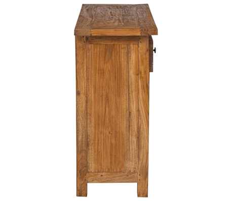 vidaXL Aparador de madera maciza de caoba 75x30x65 cm