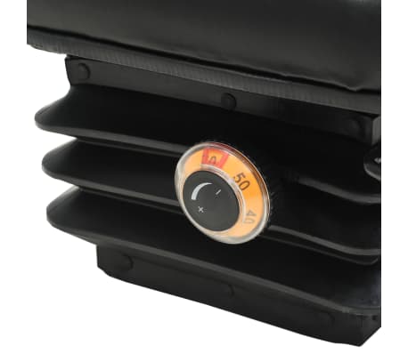 vidaXL Siège de tracteur avec suspension et dossier réglable