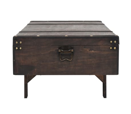 vidaXL Mesa de centro madera contrachapada estilo vintage 120x55x35 cm