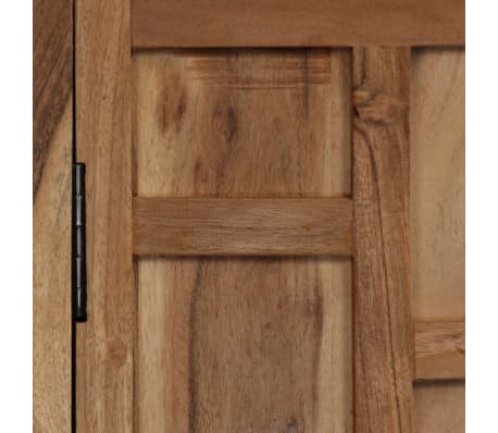 vidaXL Aparador de madera maciza de acacia marrón 60x35x76 cm