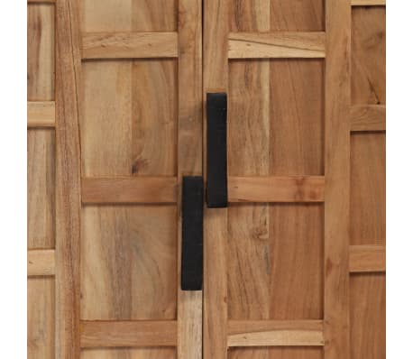 vidaXL Aparador de madera maciza de acacia marrón 60x35x76 cm