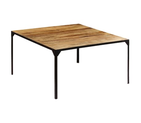 vidaXL Mesa de comedor de madera maciza de mango 140x140x76 cm